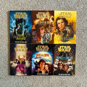 STAR WARS Jedi Prince Books COMPLETE SET OF 6